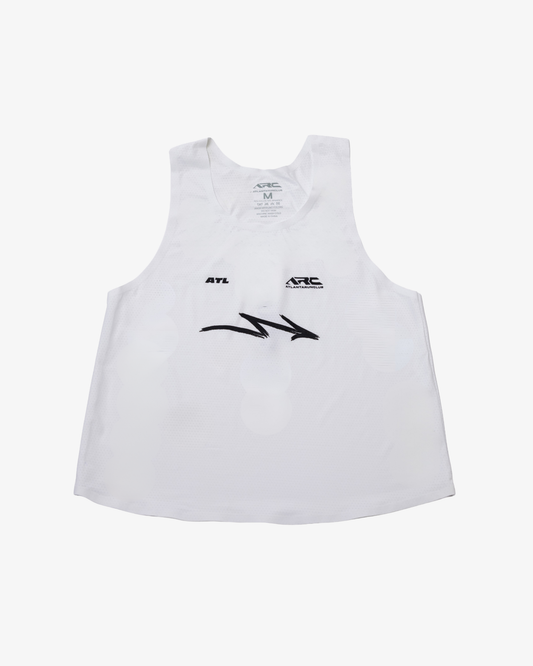 ARC Women's Cropped Singlet (White)